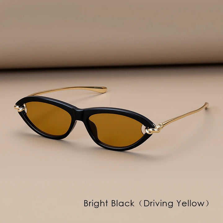 PLAZA DE TORS Cat Eye Sunglasses – UV400 &amp; Anti-Reflective Women&