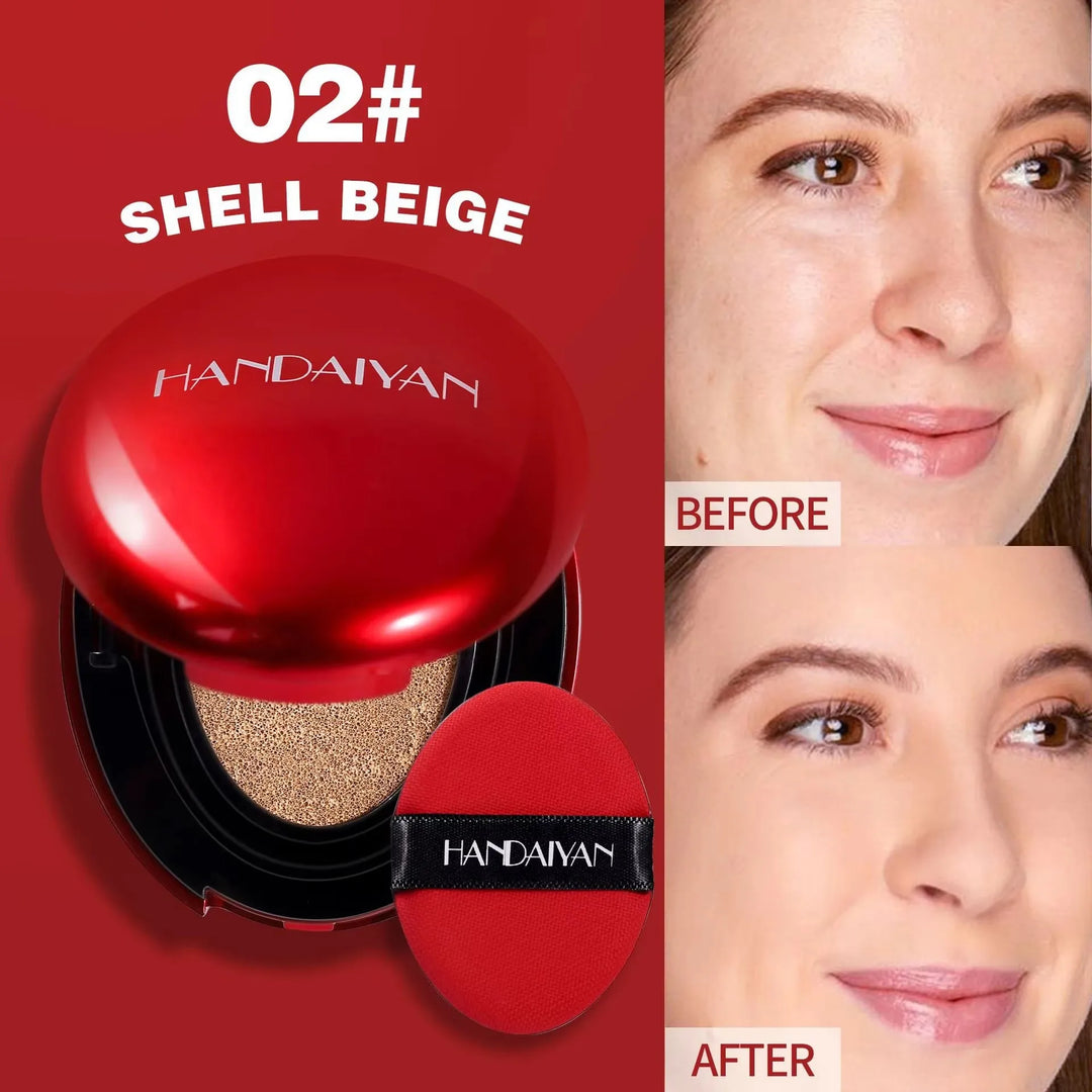 Waterproof Air Cushion Foundation  Long-lasting Makeup