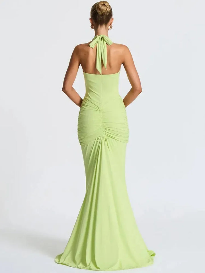 Mozision Women's Summer Halter Maxi Gown – Sleeveless Dress-Dresses-Bennys Beauty World