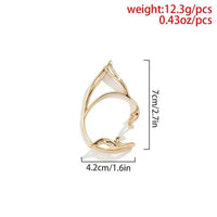 Elegant Sweet Elf Ear Cuffs Earrings Women Trendy Gold Color Wrap Ear Clip On Earrings-Jewelry-Bennys Beauty World