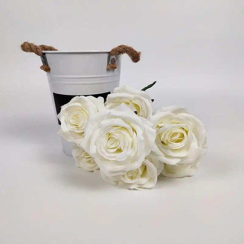 7 Roses Artificial Flower Bouquet-Flowers-Arlik interiors