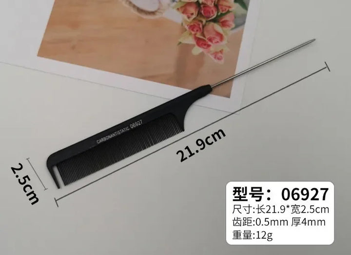 Professional Hair Tail Combs Stainless Steel