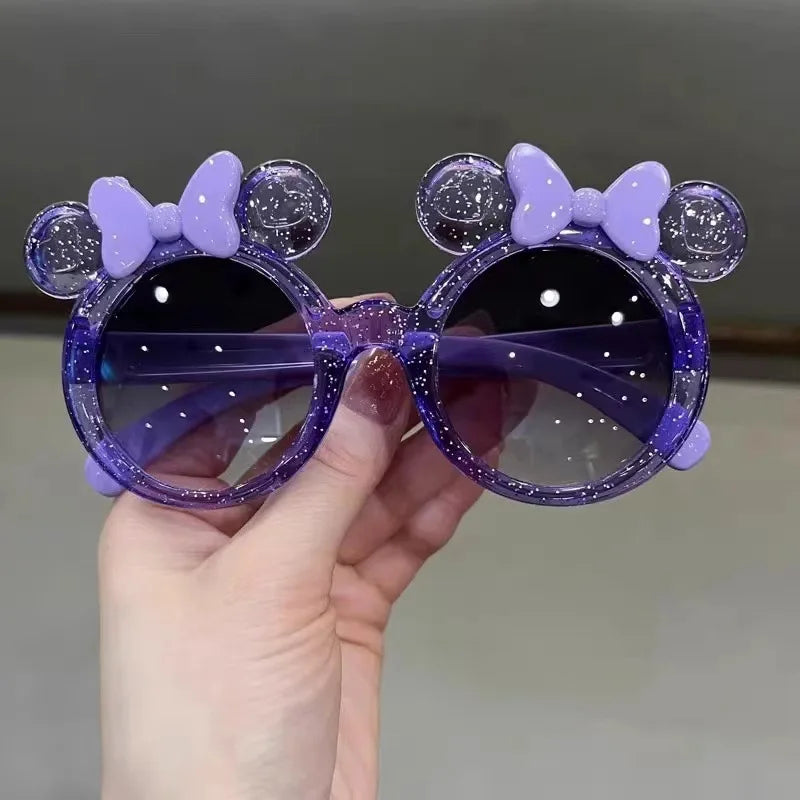 Winful Crystal Bow Sunglasses for Girls – UV400 Kids Eyewear
