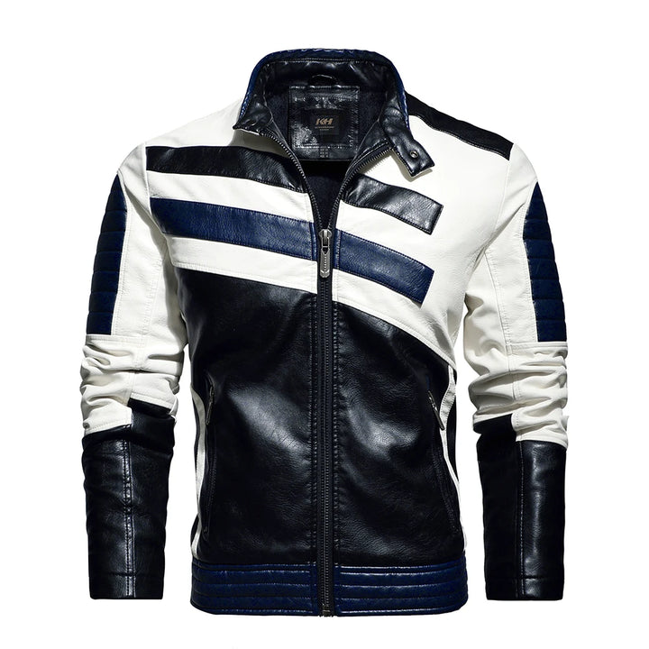 Fall Motorcycle Leather Jacket For Men only $103.09