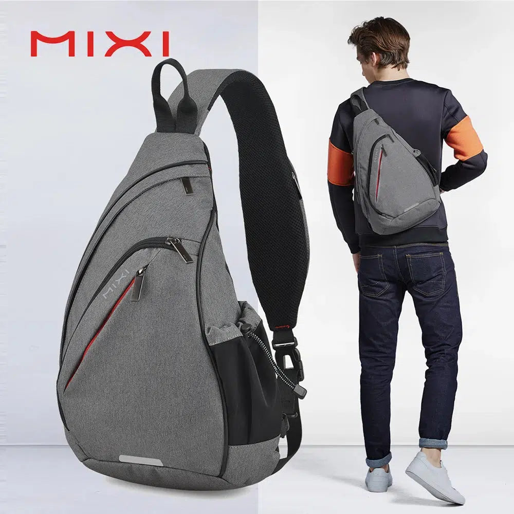 Mens One Shoulder Sling Bag Crossbody USB Boys Fashion Bags-bag-Bennys Beauty World