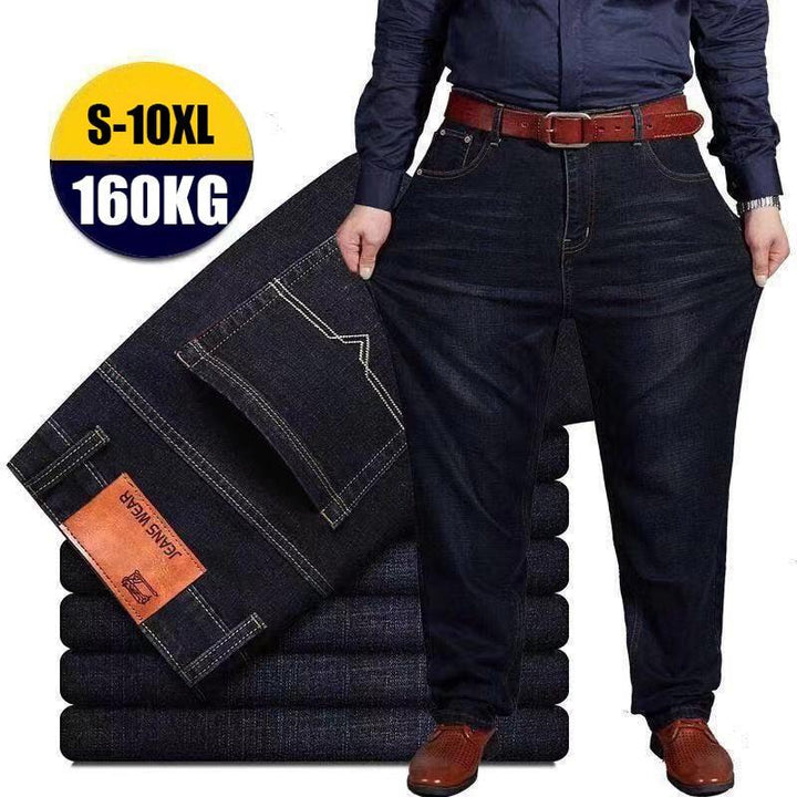 Men Jeans Oversize Black Blue Loose Casual Pants-pants-Bennys Beauty World