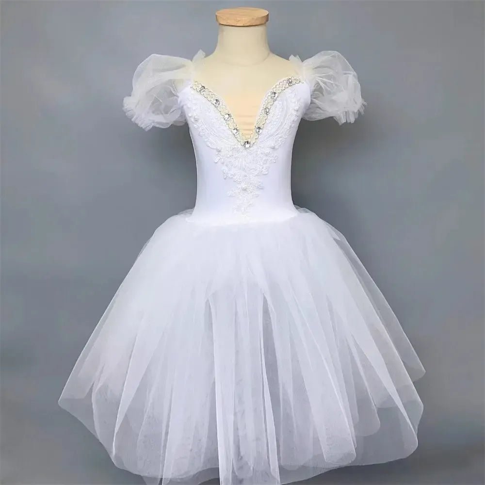 Girls Ballet Tutu Dress – Leotard &amp; Skirt Costume - Bennys Beauty World