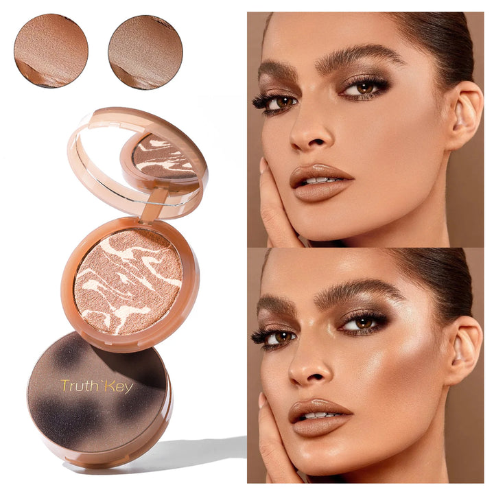 Matte Cement Brown Facial Contouring 3D Makeup