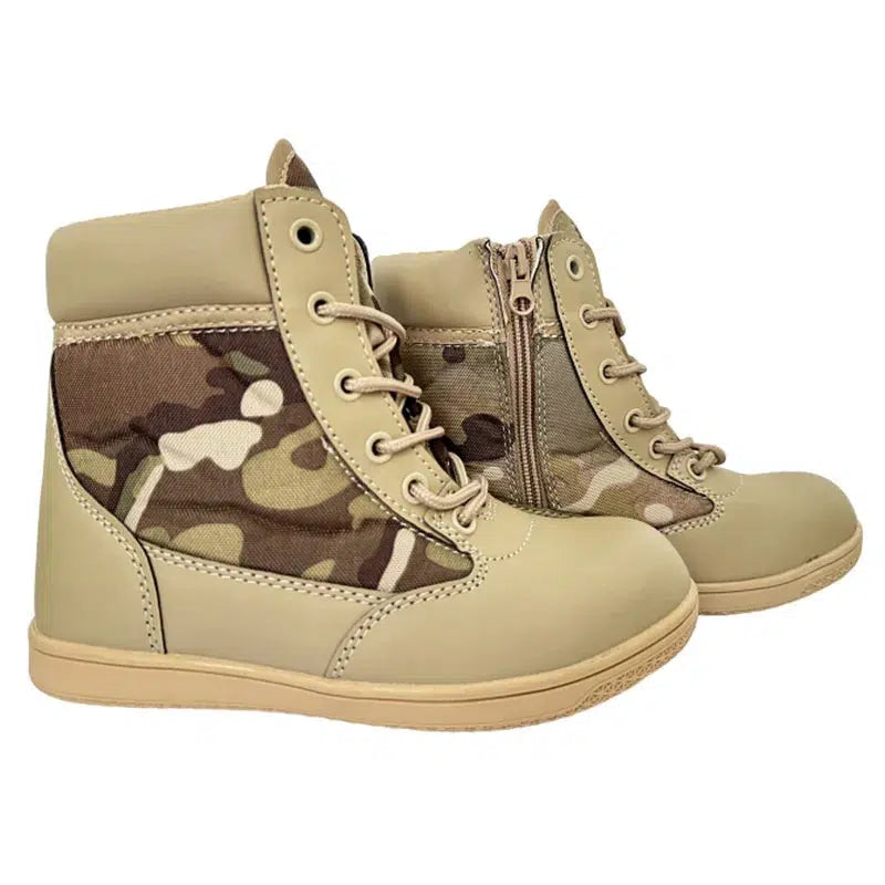 Kids Military Boots Training Outdoor Tactical Boots-Bennys Beauty World