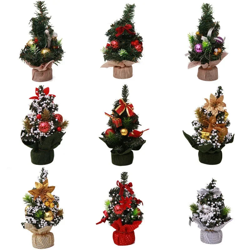 Mini Christmas Tree Home Office Desktop Decorations