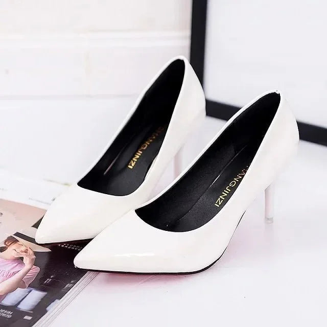 Women's Shoes Pointed Toe Pumps Patent Leather Fashion Shoes