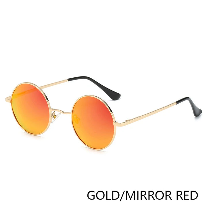 Retro Round Polarized Sunglasses | UV400 Metal Frame Unisex