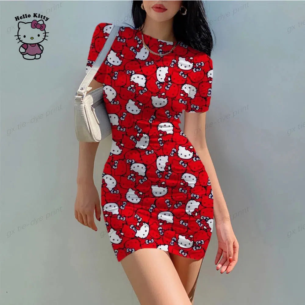 Womens Dresses O Neck Summer Casual Dress-Dress-Bennys Beauty World