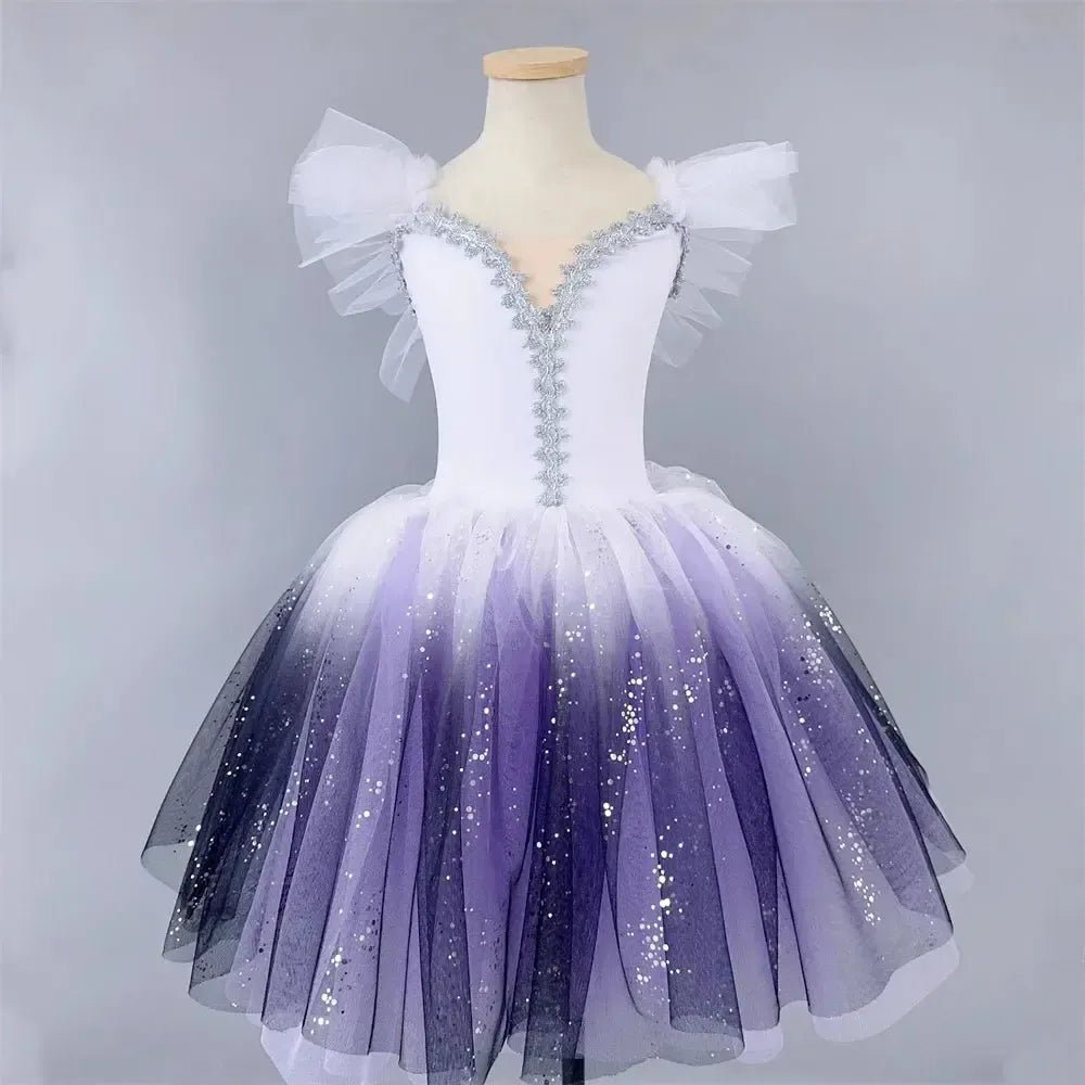 Girls Ballet Tutu Dress – Leotard &amp; Skirt Costume - Bennys Beauty World