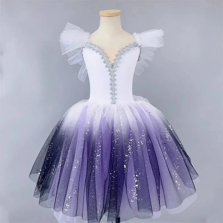 Girls Ballet Tutu Dress – Leotard &amp; Skirt Costume - Bennys Beauty World