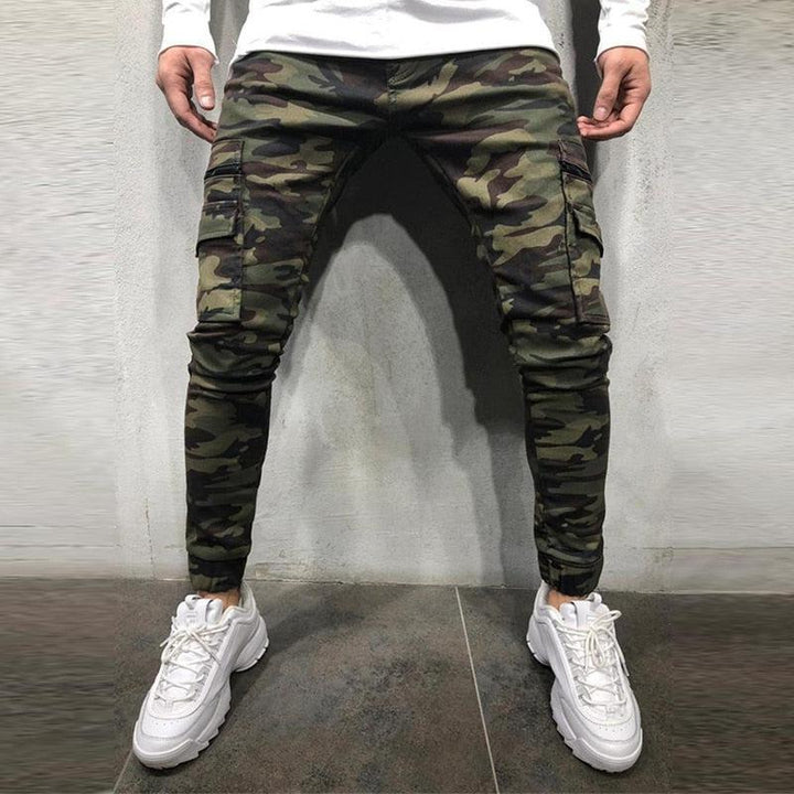 Men Pants Fashion Men Casual Pants Stretchy Demin Skinny Pants-pants-Bennys Beauty World