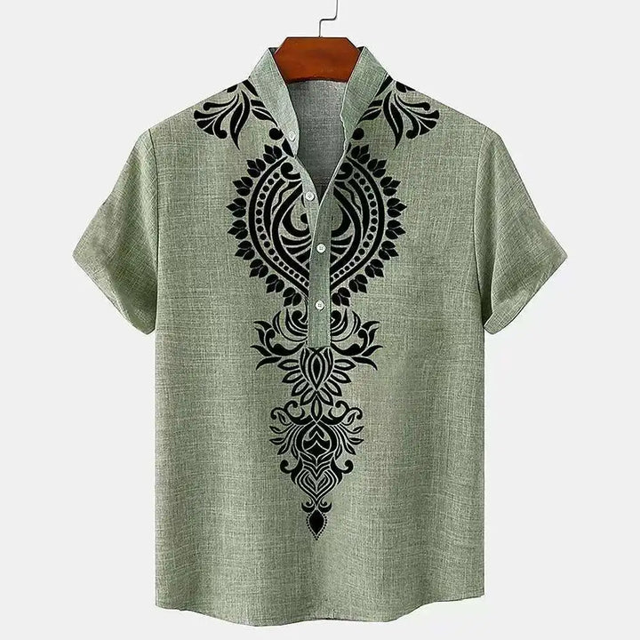 Men's Shirt Linen Men's Tops-Bennys Beauty World