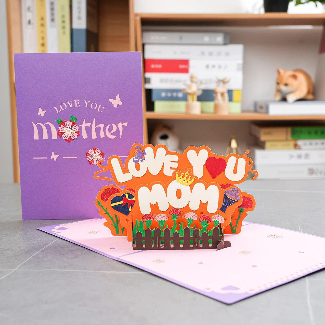 Happy Mothers Day Greeting Card Pop Up 3D Gift for Mom-Arlik interiors