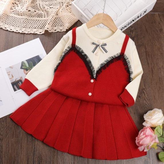 Kids Winter Sweater Dress-Dresses-Bennys Beauty World