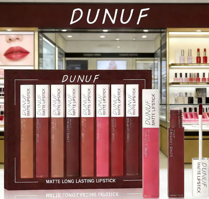 DUNUF 8-Piece Matte Lipstick Set