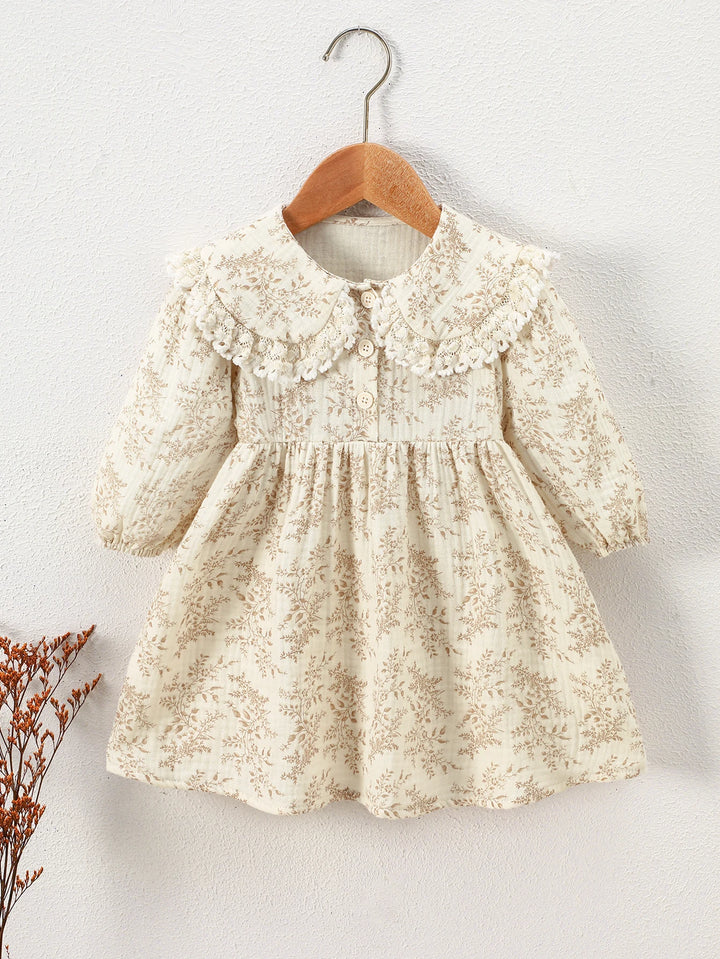 Country-Style Long-Sleeve Girls&