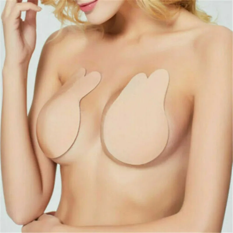 Invisible Breast Lift Underwear Silicone Fit Adhesive Bra Reusable