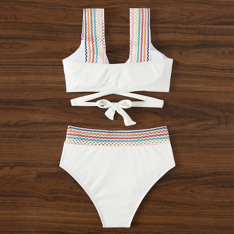 White Bikinis Women's Swimwear Push-Up