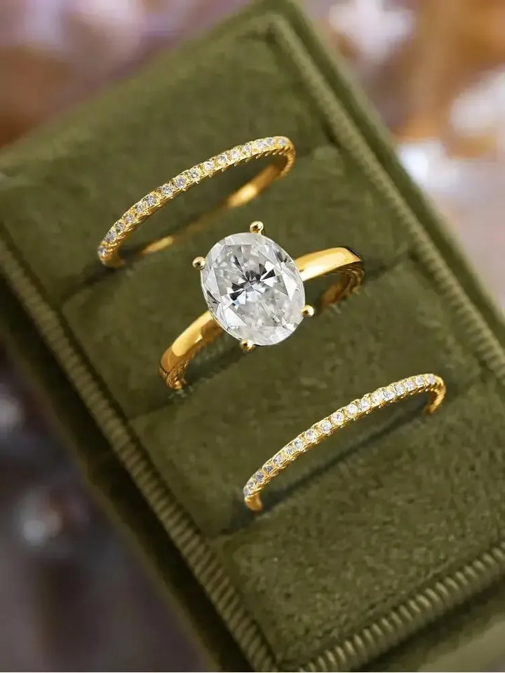 925 Sterling Silver Zircon Ring – Women&