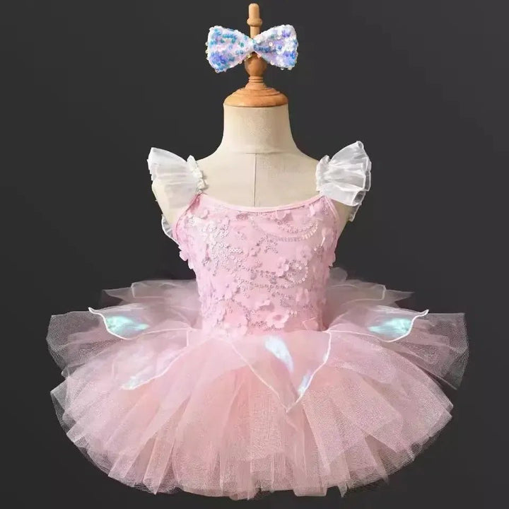 VIKITA Girls Flare Sleeve Princess Dress – Sizes 3T–10T - Bennys Beauty World