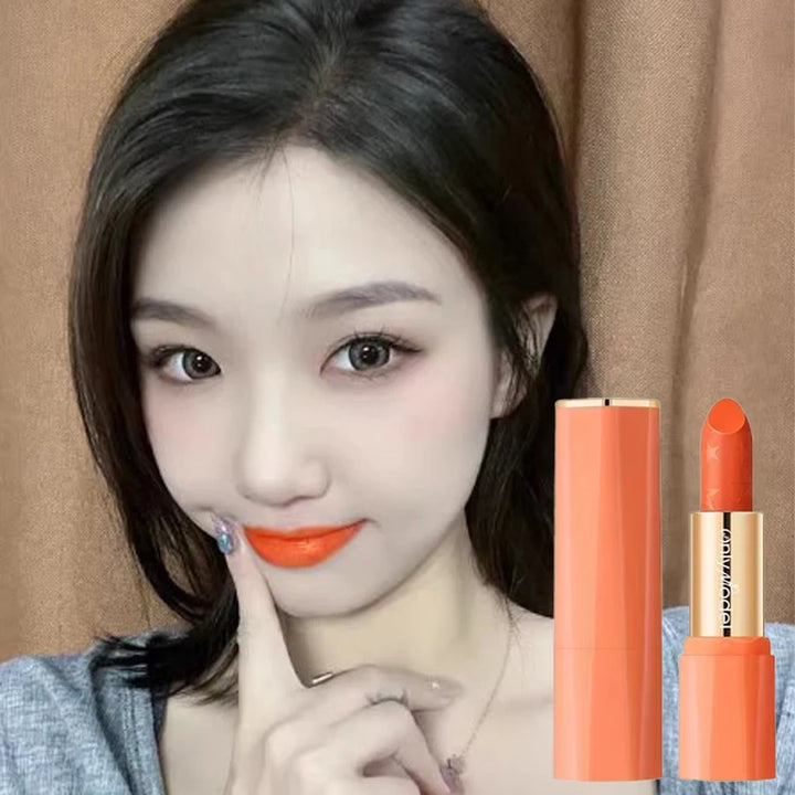 Orange Color Lipstick Lip Glaze Matt