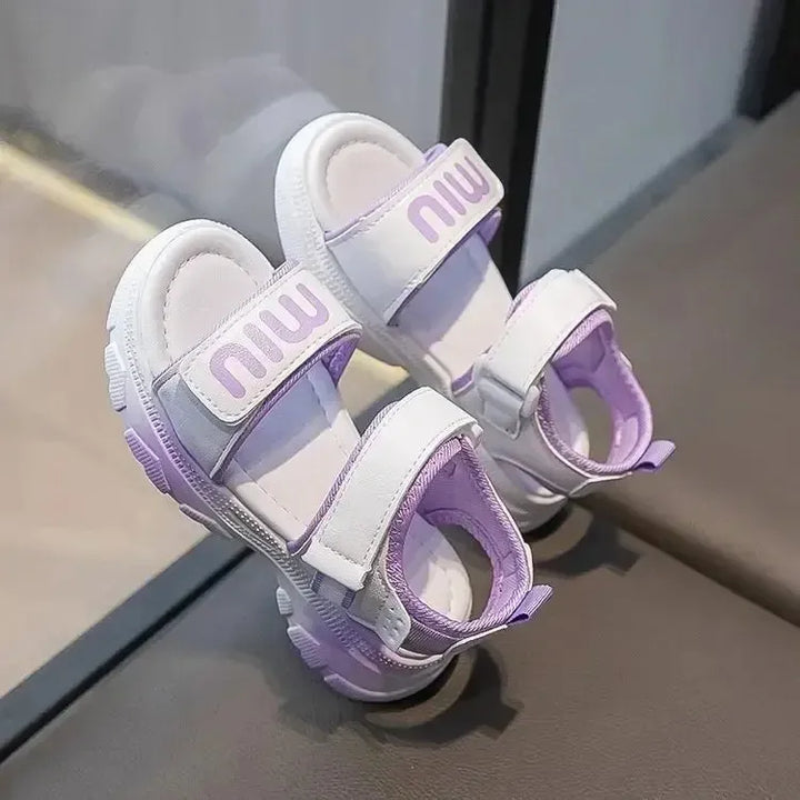 Girls' Pink Princess Sandals – For Summer Age 4–6 Years-Bennys Beauty World