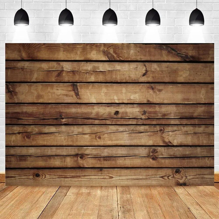 Rustic Wood Backdrop for Photography Brown Wooden Background Baby Shower Birthday Party Banner Kids Pets Portrait Photo Shoot-Arlik interiors