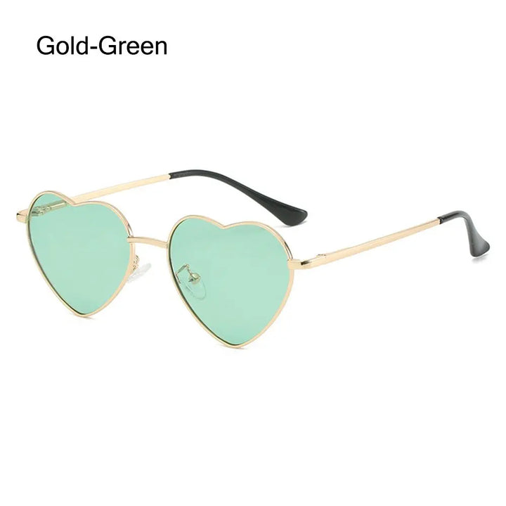 Heart-Shaped Sunglasses for Women | Polarized UV400 Metal Frame
