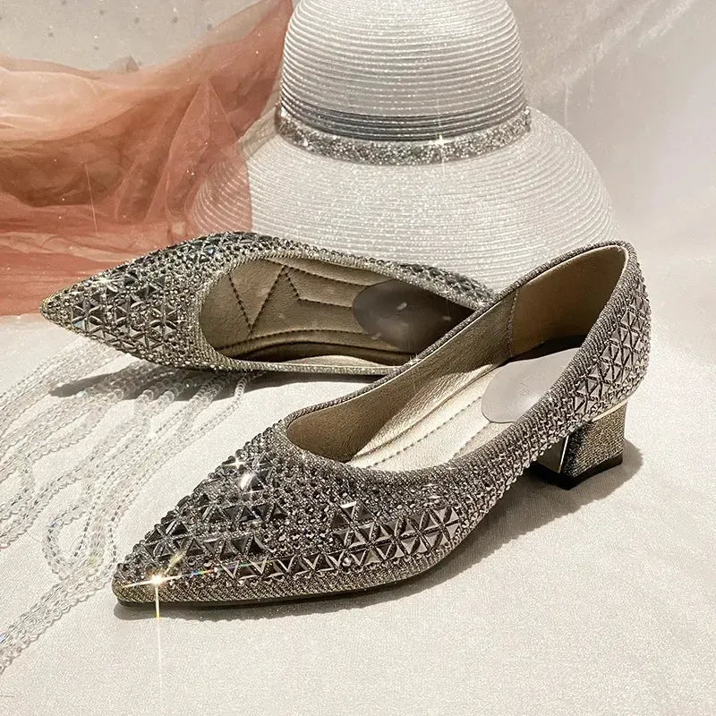 Bling Butterfly Pointed - Toe Ballet Flats - Bennys Beauty World