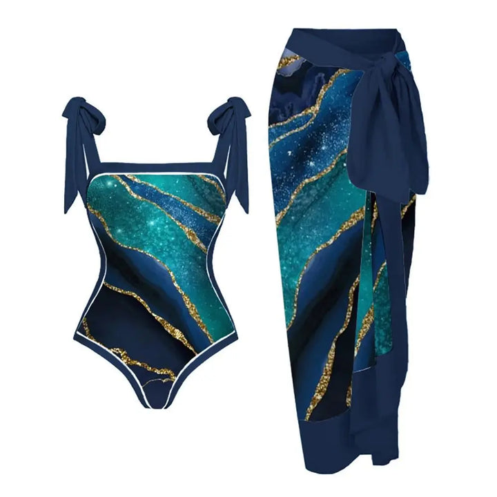 Push Up Women Bikini Set Floral Printed Ruffle Bikinis Strappy Swimwear-Swimwear-Bennys Beauty World