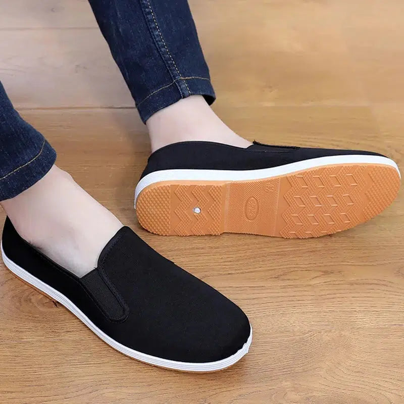 Men's Traditional Chinese Kung Fu Cotton Cloth Shoes Tai-chi Martial Art Training Sneakers Breathable Wearable Sport Footwear-Bennys Beauty World