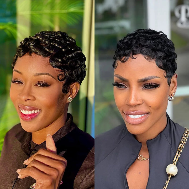 Synthetic Wigs Short Pixie Cut Wigs for Women