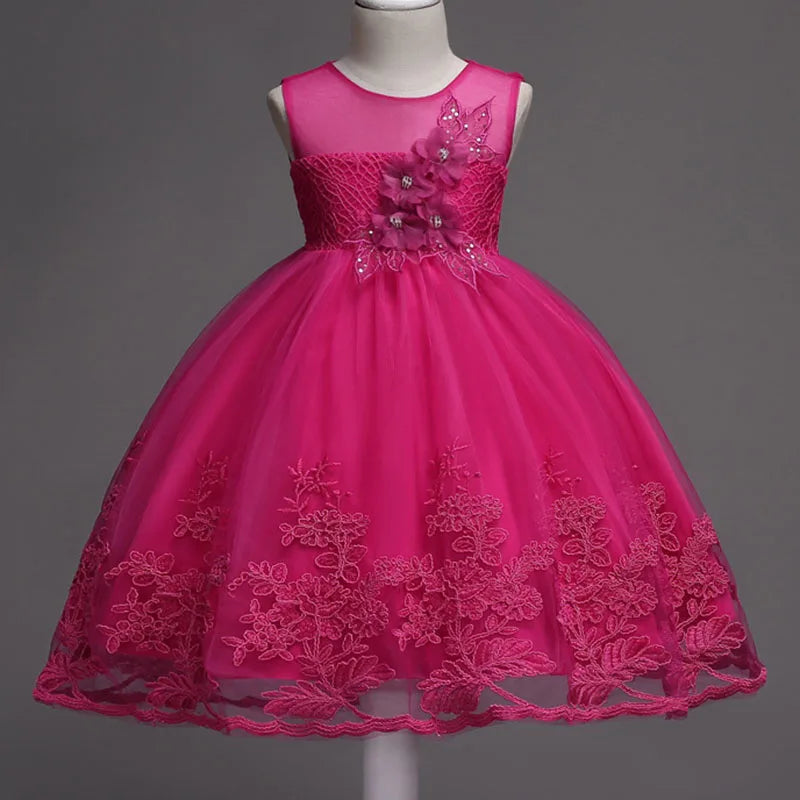 Girls Tutu Ballet Dance Dress – Sleeveless Princess Costume