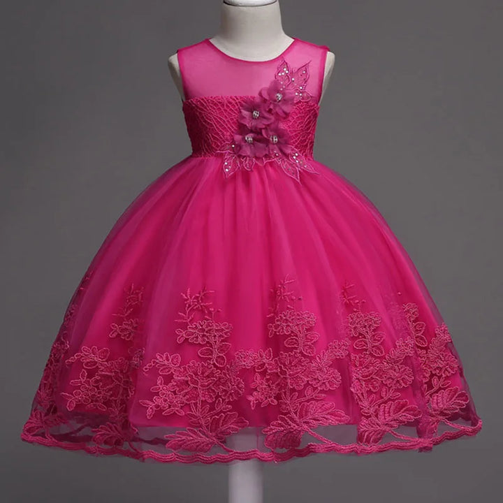 Girls Tutu Ballet Dance Dress – Sleeveless Princess Costume
