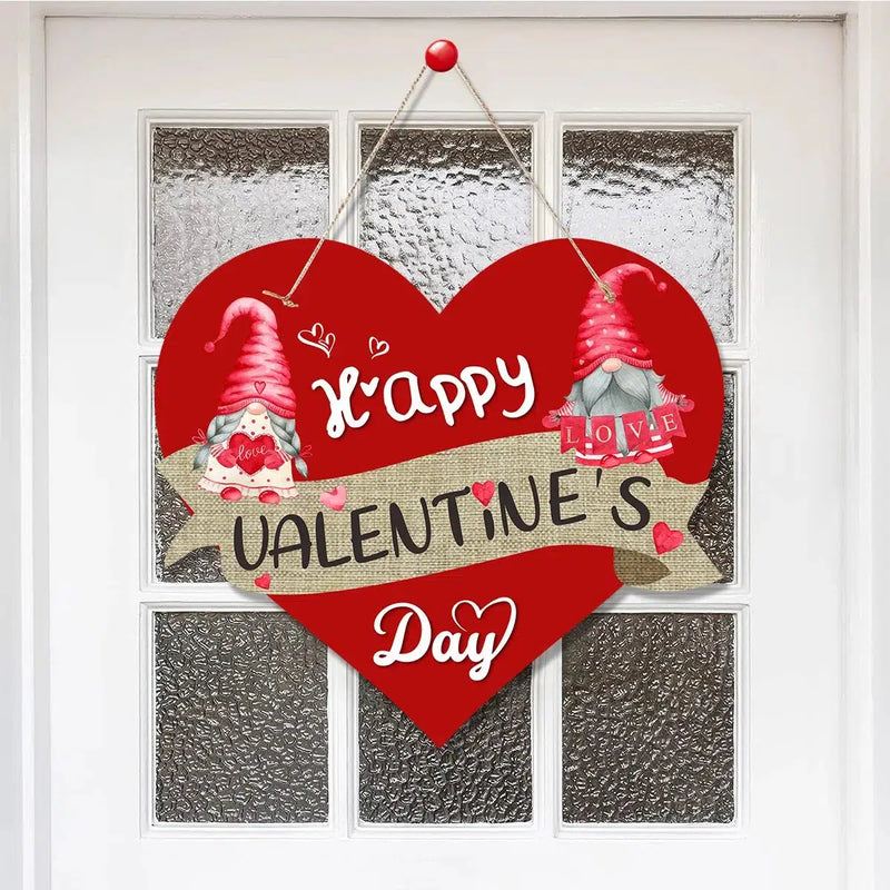 Valentine's Day Love Heart Door Signage