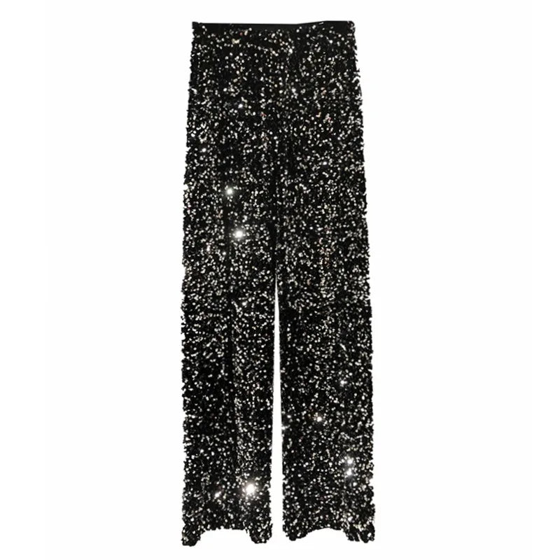 Women's Fashion Trendy Sparkling Gold Pants
