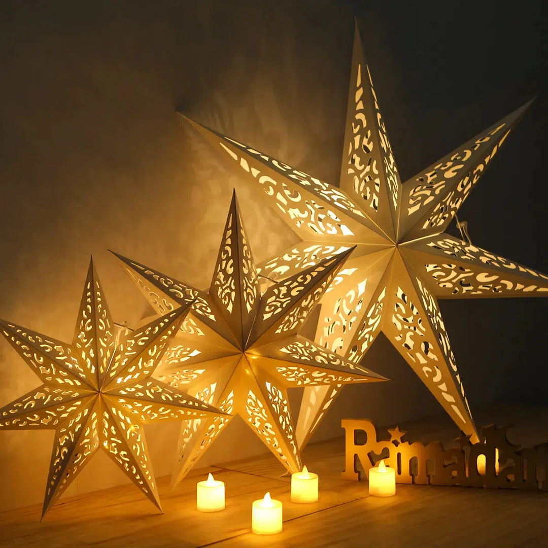 Star Hanging Pendant Ramadan Decor-Decor-Arlik interiors