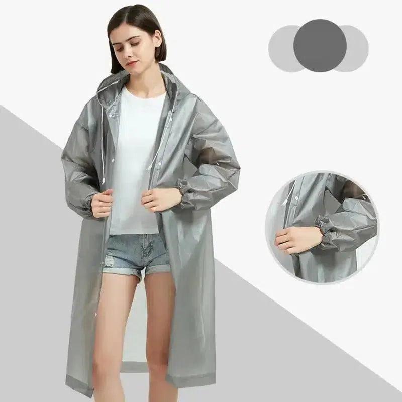 Waterproof Raincoat Reuseable EVA Rain Coat-Suit-Bennys Beauty World