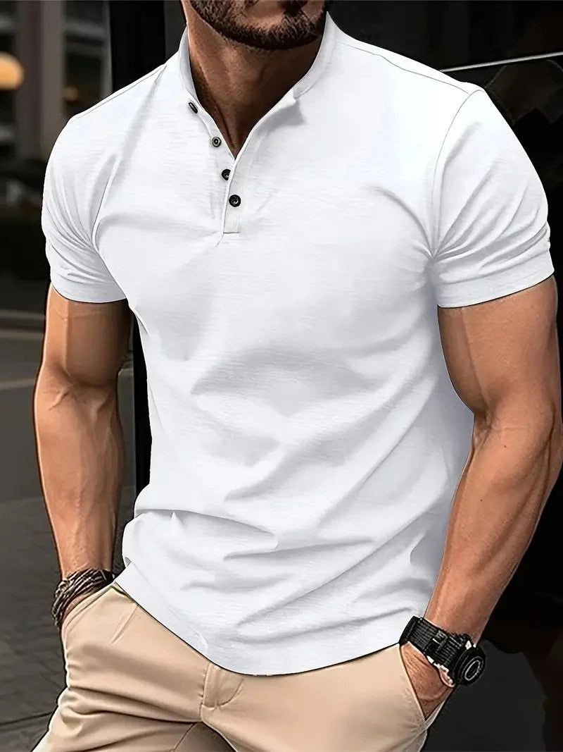 Men's Polo Shirt  Short-sleeved Casual Sports Shirt
