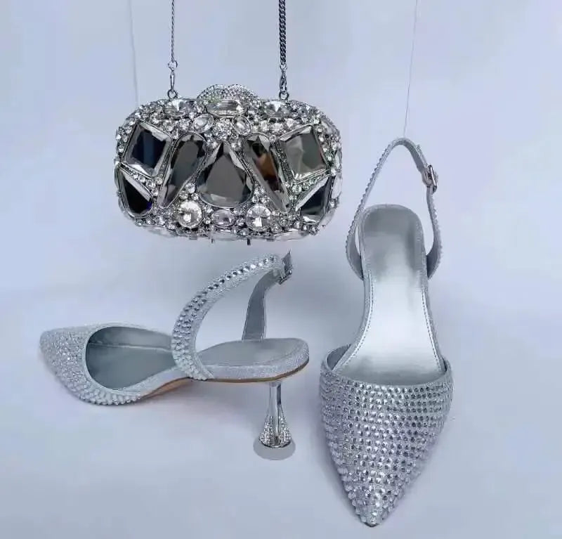 Lady Diamonds Evening Clutch Purse Bag-purse-Bennys Beauty World