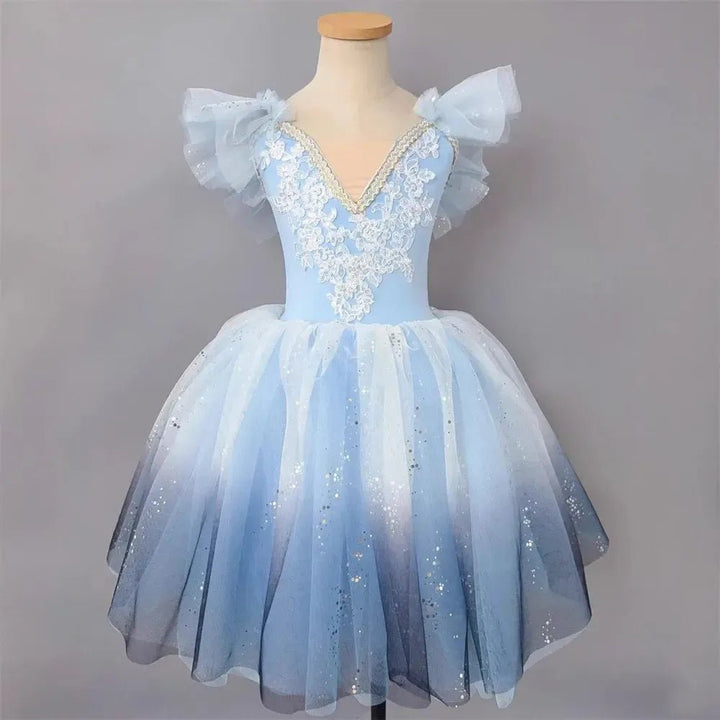Girls Ballet Tutu Dress – Leotard &amp; Skirt Costume - Bennys Beauty World