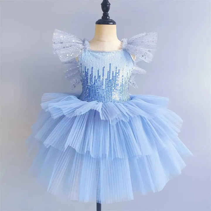 Girls Ballet Tutu Dress – Sleeveless Dance Leotard &amp; Skirt - Bennys Beauty World