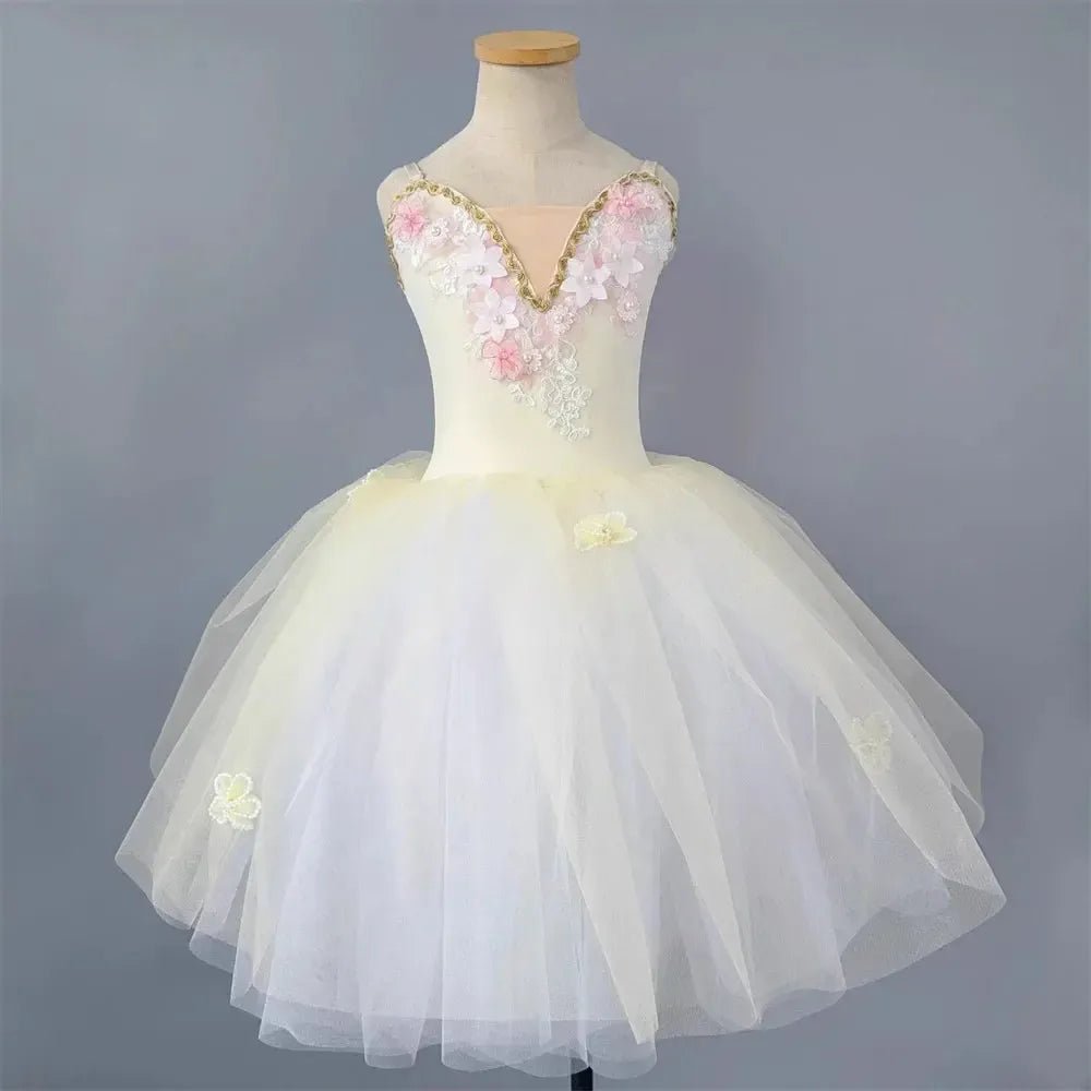 Girls Ballet Tutu Dress – Leotard &amp; Skirt Costume - Bennys Beauty World