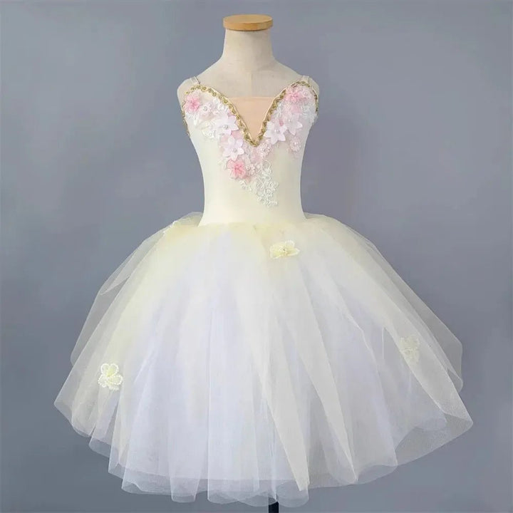 Girls Ballet Tutu Dress – Leotard &amp; Skirt Costume - Bennys Beauty World