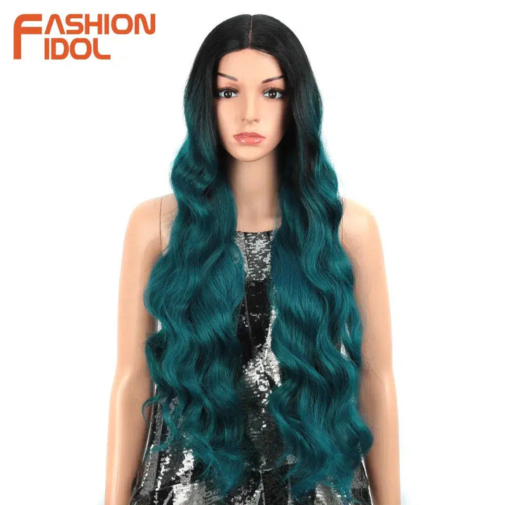 Deep Wave Wigs Synthetic Lace Front Wigs-Wig-Bennys Beauty World